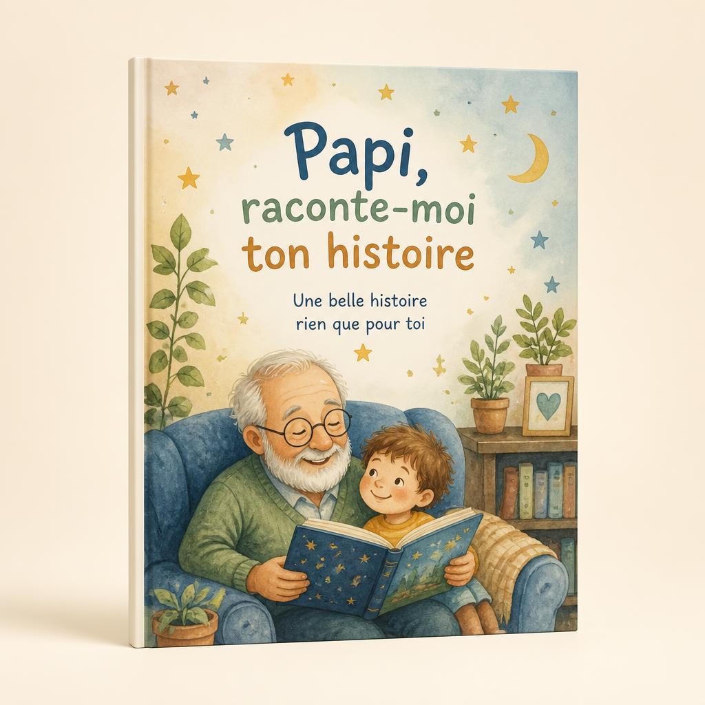 Une grand-mère lit le livre illustré à sa petite-fille